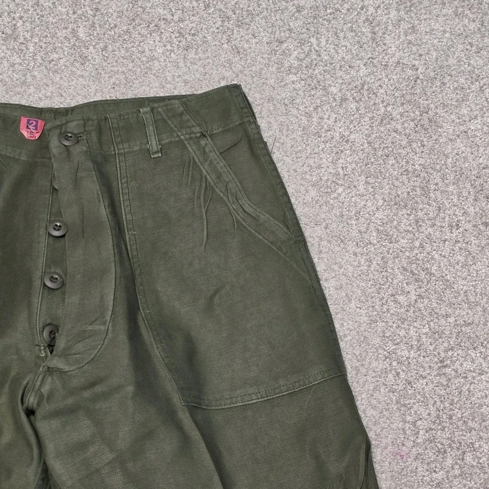 Vintage 1972 34(31)x29 VIETNAM Army Trousers OG-107 Sateen Type 1 Pants USA